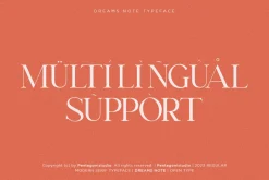 Dreams Note | Family Serif Font
