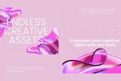 3D Ribbon Glass - 100+ illustrations