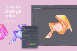 3D Ribbon Glass - 100+ illustrations