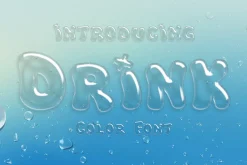 Drink Bitmap Font