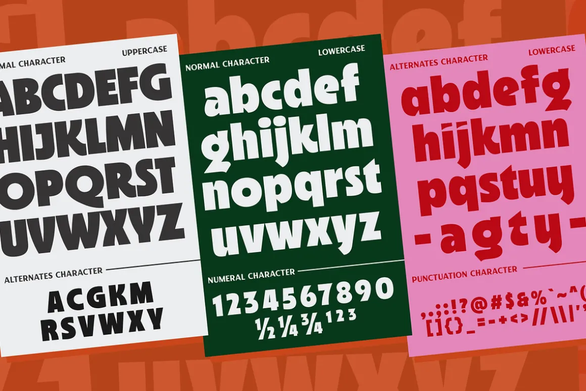 Drynida - 90’s Pop Headline font