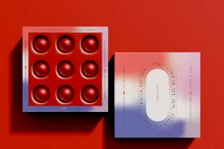 3d Square Chocolate Box Mockup