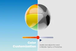 3D Summer Icons