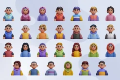 3D Teens Avatar Characters
