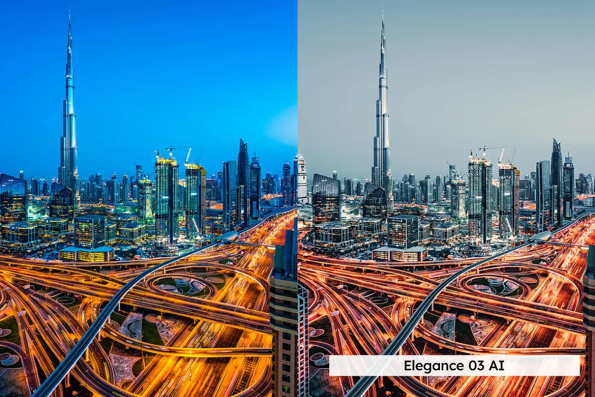 20 Dubai Lightroom Presets LUTs