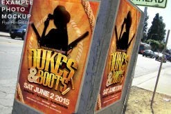 Dukes and Boots Flyer Template