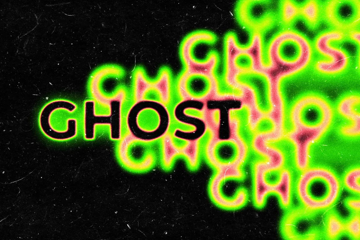Duplication Melting Text Effect