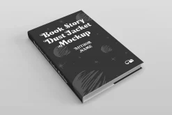 Dust Jacket Book Mockup