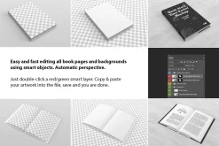 Dust Jacket Book Mockup