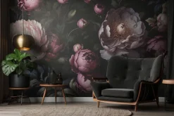 Dutch Floral Wallpaper