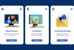 3D Virtual Seminar Icon Set