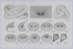 3D Wireframe Shapes | set 5