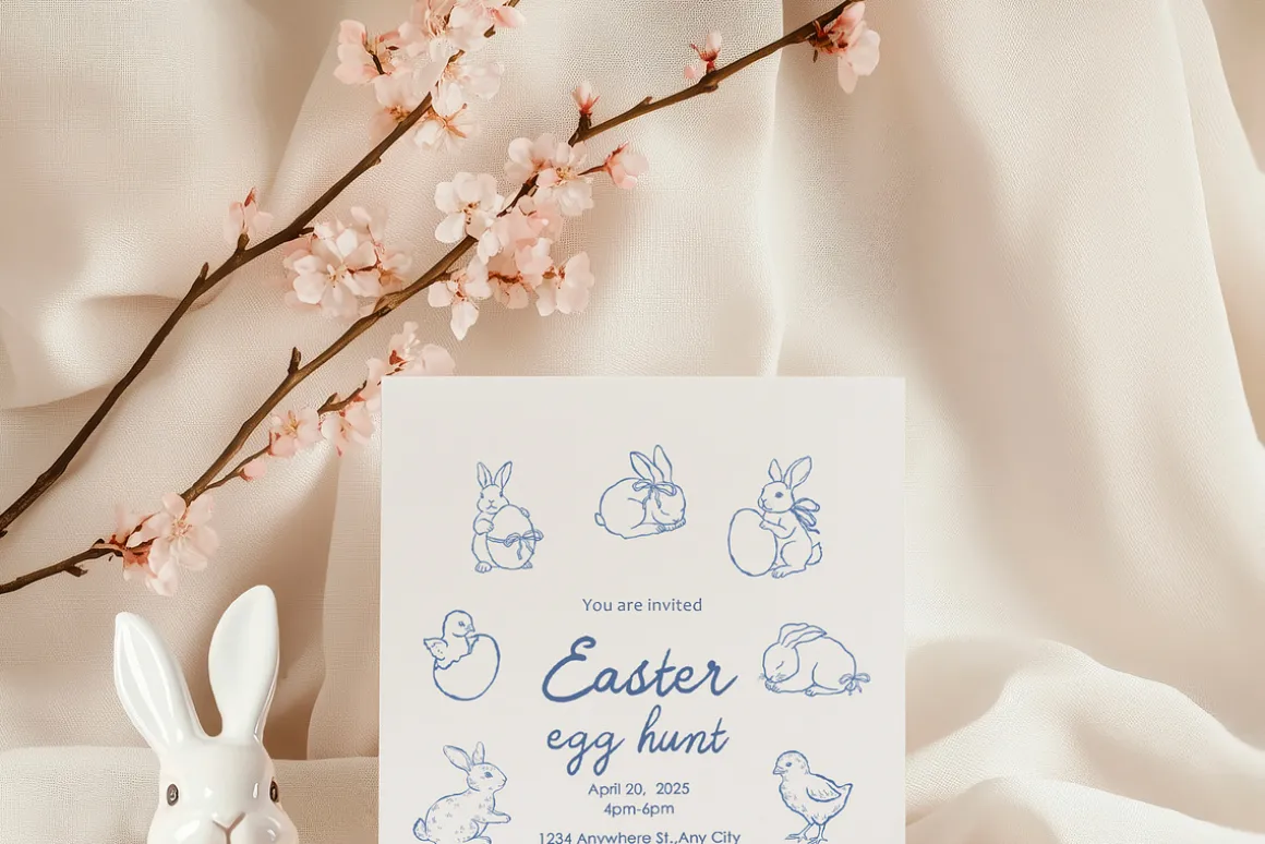 Easter Decor. Chinoiserie Style.
