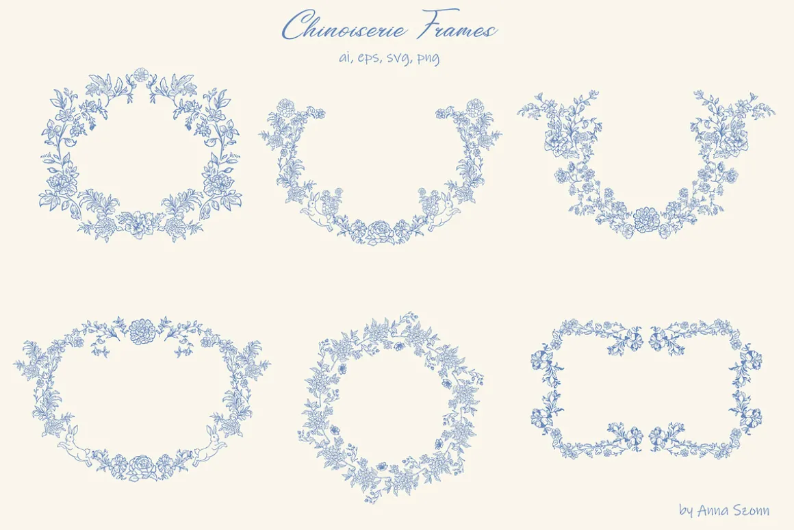 Easter Decor. Chinoiserie Style.