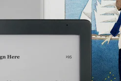 E-Book Reader Mockup & Book