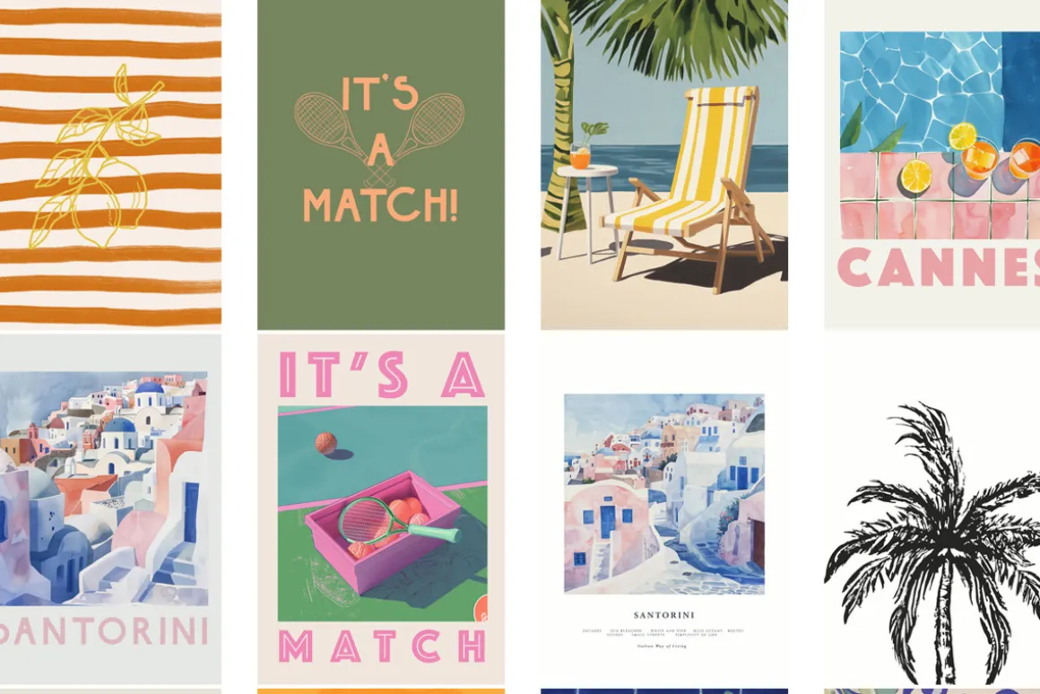 Eclectic Summer & Travel Prints
