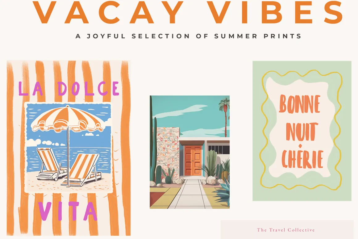 Eclectic Summer & Travel Prints