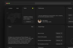 Eclipse Portfolio Template | Webflow