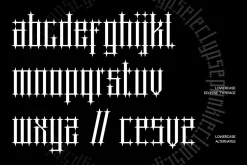 Eclypse Typeface
