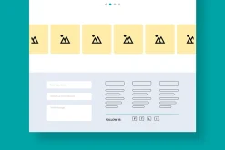eCommerce Wireframe Landing Page