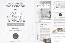 eCourse Workbook & Ebook for Canva