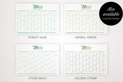 2026 Eco Wall Calendar: Stone Moss