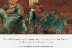 Edgar Degas Art Procreate Brushes