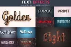 100 Editable Text Effects