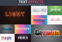 100 Editable Text Effects