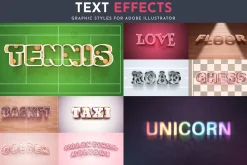 100 Editable Text Effects