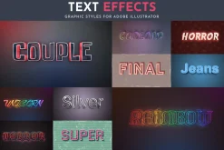 100 Editable Text Effects