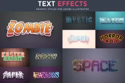 100 Editable Text Effects