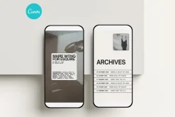 Editorial Instagram Story Templates