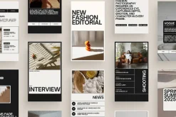 Editorial Instagram Story Templates