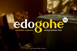 Edogohe - Minimal & Premium Font