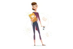 Education characters
