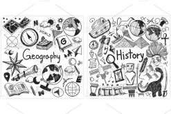 Education doodle icon set pack (2)