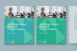 Education Brochure Cover Template