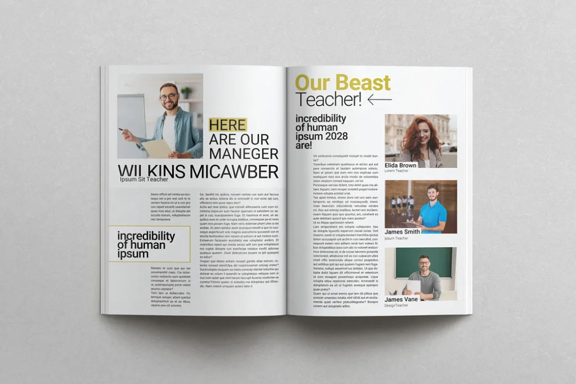 Education Magazine Template
