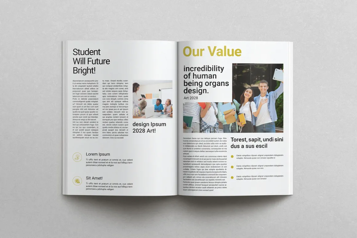 Education Magazine Template