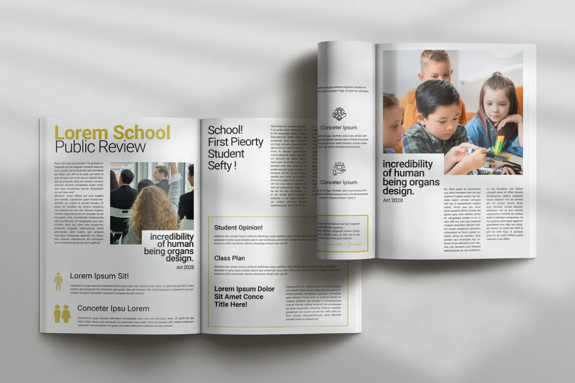 Education Magazine Template