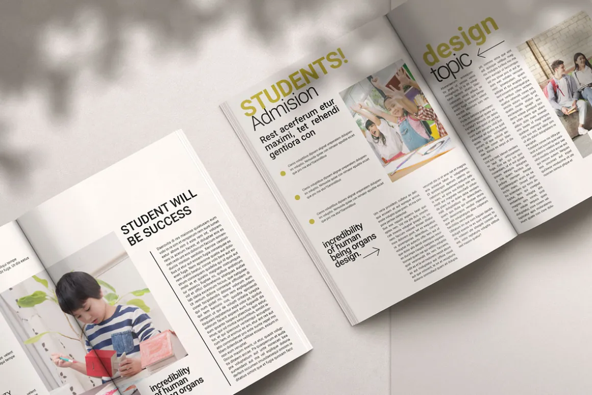 Education Magazine Template