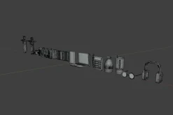 Education Set 3D model