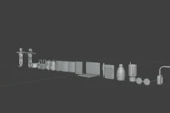 Education Set 3D model