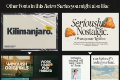 Eighties Comeback Serif (70 fonts)