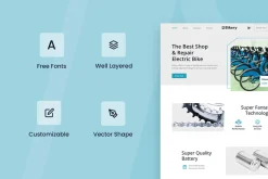 Electric Bike Shop Website Design
