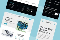 Electric Bike Shop Website Design