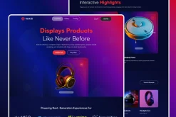 Electronics Product Showcase Website
