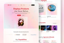 Electronics Product Showcase Website