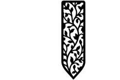 Elegant decorative bookmark